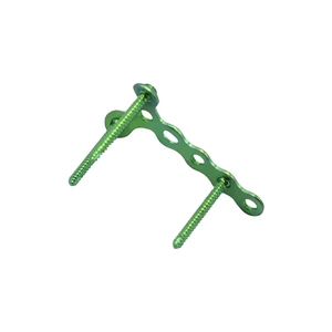 Plaque de blocage mini-T en titane anodisé bleu de 2,0 mm pour fractures métacarpales, certifiée CE ISO, pour implants chirurgicaux de la main - Product Image 3