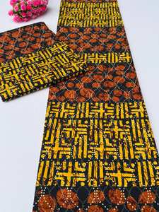 Tissu en coton imprimé Ankara africain classique pour la confection de vêtements, robes et mode par Hitjem Export Island Supplier - Product Image 2