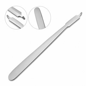 Retractor HOHMANN de 8.75 pulgadas (22.2 cm) con Hoja de 8 mm y 10 mm de Ancho, Instrumento Quirúrgico Ortopédico Zetomed Pro - Product Image 2
