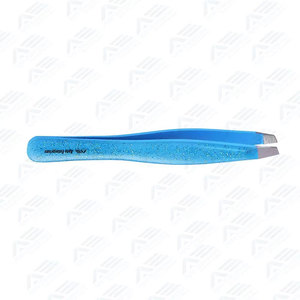 Pince à épiler pour sourcils en acier inoxydable, à embout plat et biseauté, pour la mise en forme des sourcils, équipement et instruments de beauté, vente en gros d'usine - Product Image 3