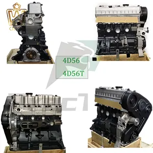 Cabeça de cilindro 4D56/4D56T para motor diesel Mitsubishi L200/L300/Canter/Montero/Pajero, bloco longo completo de alta qualidade