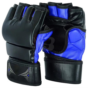 Hot Selling Half Finger High Quality Custom Professional Training MMA Boxing Fingerless Gloves - Product Image 1