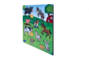 Rompecabezas de Animales de Granja Toysaga para Niños Pequeños de 2 a 4 Años, Juguete Educativo con Piezas Grandes e Impresión a Todo Color - Product Image 2