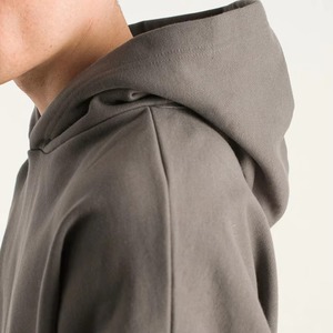 Sudadera con Capucha Extra Grande para Hombre, Color Sólido, 100% Algodón Felpa, Corte Casual, Ropa de Otoño - Product Image 6