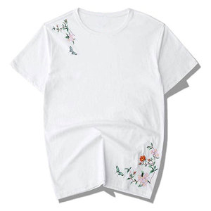 Nouveaux T-shirts brodés personnalisés style streetwear respirants – Vente chaude - Product Image 1
