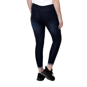 Jean en denim décontracté taille haute pour femme, nouveau design, respirant, grande taille, haute qualité, vente chaude - Product Image 3