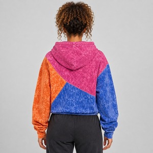 Sweat à capuche personnalisé pour femme, style vintage délavé à l'acide, streetwear décontracté, en molleton écologique épais 100 % coton, style hiver, séchage rapide - Product Image 4