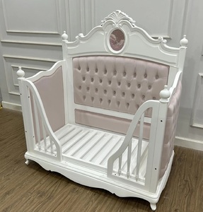 Baby Luxury Nursery Furniture <b>Cots</b> Bed Baby Cribs 2 in 1 With Toddler - Product Image 3