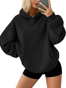 <b>Women</b> Color Block <b>Hoodie</b> Pullover Long Sleeve Casual Fleece Sweatshirt with Kangaroo Pocket - Product Image 2