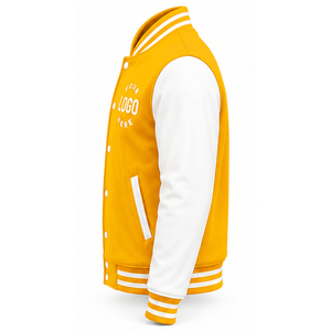 Fabricant professionnel de vestes varsity sur mesure, prix de gros abordable, couleur unie, vêtements d'hiver pour hommes, vestes varsity pour hommes - Product Image 2