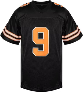 Venta Caliente Uniformes de Fútbol Americano Personalizados en Pakistán, Jersey de Manga Corta y Conjunto de Pantalones Cortos de Malla de Poliéster Sublimado - Product Image 5