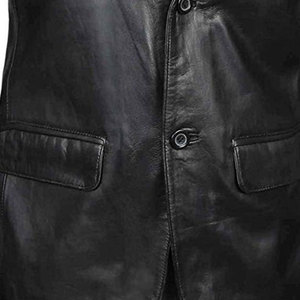 Services OEM, veste en cuir pour homme de haute qualité avec logo personnalisé, nouveau design, veste d'hiver en cuir pour homme, fabriquée au Pakistan - Product Image 6