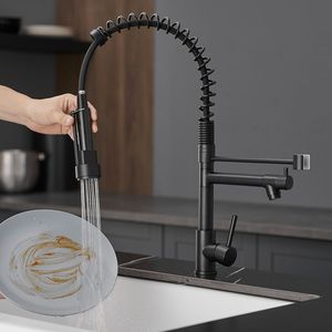 Rubinetto da Cucina Commerciale Monocomando in Acciaio Inox con Doccetta Estraibile per Lavello - Product Image 6