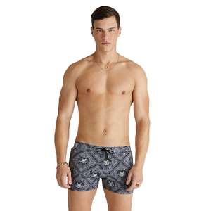 Short de bain décontracté pour homme, taille mi-haute, respirant, séchage rapide, avec logo personnalisé sur le devant, écologique et de haute qualité - Product Image 4