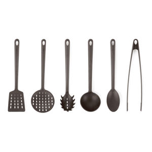 Set di 6 Utensili da Cucina Excelsa in Nylon Marrone - Product Image 1