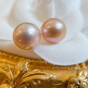 Boucles d'oreilles en perles baroques d'eau douce pour femmes, bijoux en argent 925, 15-25 mm, idée cadeau pour les fêtes - Product Image 4