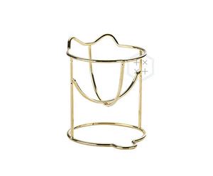 Support de rangement portable en métal doré et or rose pour poudres et éponges de maquillage, idéal pour les boutiques - Product Image 6
