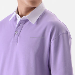 Camiseta Polo de Manga Corta de Algodón de Alta Calidad para Hombre, Logotipo Personalizado, Jersey Informal Transpirable, Producto de Moda - Product Image 5