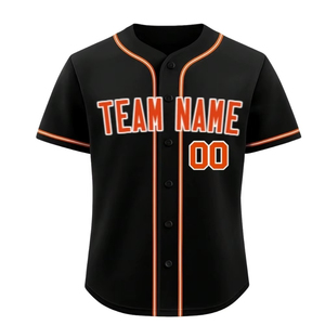 Maillots de baseball personnalisés en gros d'usine, vêtements de sport respirants avec taille plus, maillot de baseball sublimé - Product Image 2