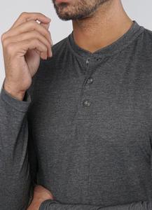 T-shirt Premium à Col Roulé Manches Longues Style Sportif Séchage Rapide Respirant Anti-boulochage Tissu 100% Polyester Imprimé - Product Image 5