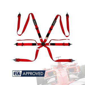 Arnés de Carreras TBRACING FIA 8853 2016 OEM ODM con Hebilla Integrada Personalizada para Mayor Comodidad y Reducción de Presión - Product Image 2