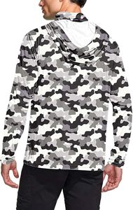 เสื้อเชิ้ตสำหรับล่าสัตว์คุณภาพสูงสำหรับผู้ชาย มีฮู้ด ป้องกันแสงแดด UPF 50+ แขนยาว แบบสปอร์ต - Product Image 5