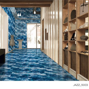 กระเบื้องพอร์ซเลนเคลือบเงา DeluxeJazz ขนาด 600x1200 มม. รูปแบบขนาดใหญ่ พื้นผิวพรีเมียม สำหรับตกแต่งผนังและพื้น ดีไซน์ทันสมัยสำหรับตกแต่งภายในและภายนอก - Product Image 1