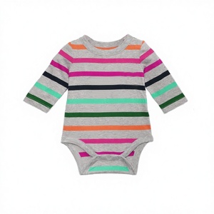 เสื้อเจอร์ซีย์ผ้าฝ้ายไม้ไผ่ออแกนิกสำหรับเด็กหัดเดินมีปุ่มสแน็ปปิดแบบนุ่มสำหรับเด็กหัดเดินจาก tirupur - Product Image 1