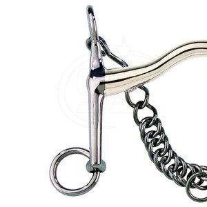 Mors Pelham en acier inoxydable de haute qualité pour l'équitation récréative et l'entraînement, durable avec structure Pelham - Product Image 4