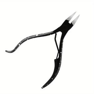 Cortauñas para Uñas Encarnadas Negras, Alicates para Cutículas, Tijeras de Manicura, Herramienta de Pedicura para Eliminar Piel Muerta - Product Image 6