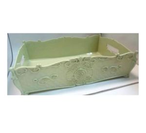 <b>Vintage</b> Decorative Office Tissue <b>Box</b> Napkin Holder Rectangular Storage Organizer Floral Carved Lid Multifunction - Product Image 1