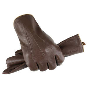 Gants en cuir PU pour femmes, élégants et chauds, pour l'hiver, idéaux pour le sport, les soirées et les activités de plein air – Nouveau style uni - Product Image 3