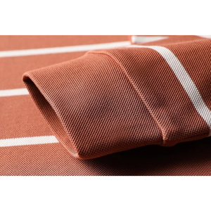Chemise décontractée à col boutonné pour homme, rayée, à manches longues, en coton 100% respirant, tissée et délavée - Product Image 5