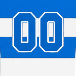 Bright <b>Blue</b> <b>White</b> Short Sleeve Rugby Jersey Crew Neck <b>Striped</b> Rugby Shirt Athletic Performance Training Match Team Sportswear - Product Image 6