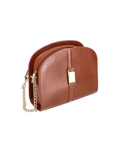 Bolso Bandolera de Cuero Genuino Color Marrón Oscuro para Mujer, Modelo 2026, Elegante, Forma de Media Luna, Cierre de Cremallera Resistente, Correa de Cuero Suave - Product Image 3