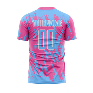 Nouvel ensemble de maillots de football tendance personnalisables avec logo, séchage rapide, respirant, 100 % polyester, créez votre propre design, collection été - Product Image 6