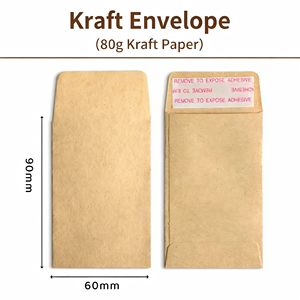 Dimensions personnalisables Nouveaux sacs en papier OEM 9 couleurs type enveloppe Vietnam avec impression plastifiée Kraft dans un emballage carton - Product Image 1