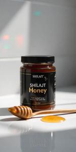 Miel Shilajit cruda del Himalaya de alta calidad en botella 100% pura para desayuno y nutrición diaria Exportación a precio económico - Product Image 3