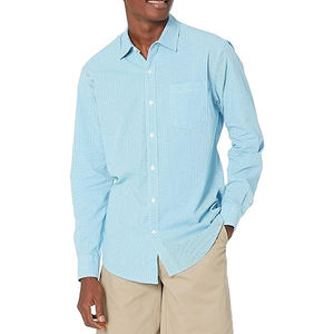 Camisa de Vestir Casual de Manga Larga para Hombre, Corte Ajustado, 100% Algodón Twill, Fabricante Mayorista OEM - Product Image 4