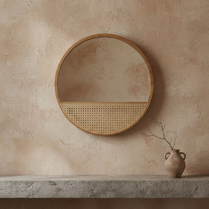 <span class=keywords><strong>Miroir</strong></span> mural <span class=keywords><strong>rond</strong></span> <span class=keywords><strong>en</strong></span> bois contemporain de grande taille SWT 2026, tendance, avec cadre <span class=keywords><strong>en</strong></span> verre, pour la décoration de la maison - Product Image 6