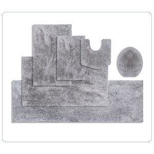 Lot de 6 tapis de bain en microfibre, antidérapants avec dos en caoutchouc, ultra-absorbants, lavables en machine – Vente en gros à chaud - Product Image 2