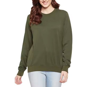 Sudadera Casual de Invierno para Mujer, Transpirable, 100% Algodón, Ajuste Cómodo, Material Suave, Uso Diario - Product Image 1