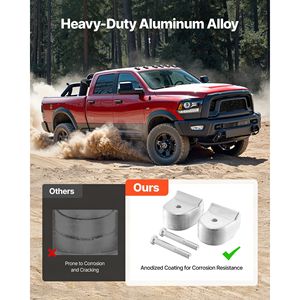 Kit di Sollevamento Anteriore in Alluminio Forgiato da 2 Pollici per Ford F250 F350 Super Duty 4WD Heavy Duty 2005-2024, 2 Pezzi - Product Image 6