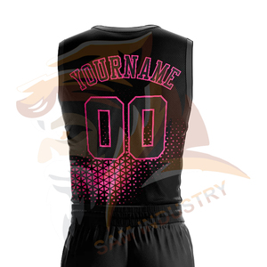 Uniformes de Baloncesto Personalizables, Transpirables, de Secado Rápido, Tallas Grandes, de Poliéster, Camiseta sin Mangas y Pantalones Cortos, Ecológicos - Product Image 5