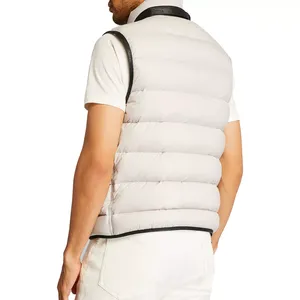 Veste d'hiver intelligente pour homme, gilet matelassé sans manches, chaud, confortable, respirant, logo personnalisé, haute qualité - Product Image 2
