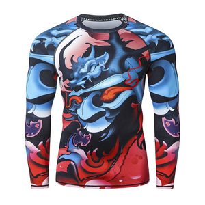 <b>Custom</b> Logo Rash Guard <b>Compression</b> Training <b>Shirt</b> Premium Fitness Sportswear Supplier Bulk Production - Product Image 1