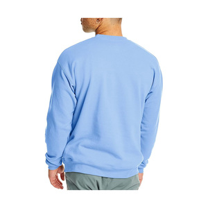Sweat-shirt à col rond pour homme OEM, bleu ciel, tissu durable, fabricant de vêtements personnalisés - Product Image 4