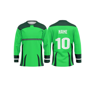 Maillots de hockey sur glace personnalisés OEM, uniformes de hockey sur glace avec logo personnalisé, maillots de style hockey sur glace, prix de gros avantageux - Product Image 1