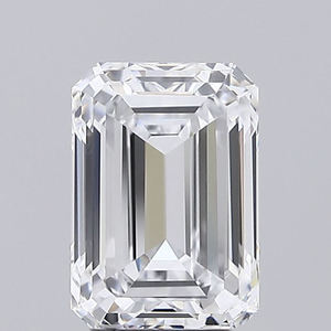 Diamant de laboratoire cultivé en forme d'émeraude, 5,14 ct, coupe excellente, clarté VVS2, certifié IGI et CVD - Product Image 3