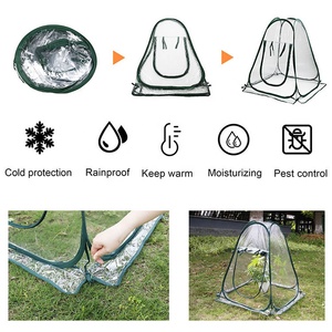 Mini Xách Tay Gấp Pop Up Nhà Kính PVC Ban Công Hoa Trong Suốt Sân Thực Vật Hoa Mọng Nước Cách Nhiệt Ấm - Product Image 6